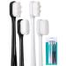 Ultra Soft Nano Toothbrush for Sensitive Gums - 4 Pack Multicolor - Adults - Buy Online on GoSupps.com