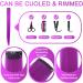 Rhyme 21'' 8PCS Pink Purple Hair Pieces for Girls & Women - Clip in Highlight Colored Extensions for Princess Parties (Purple Pink) - Buy Online on GoSupps.com