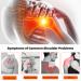 Heated Shoulder Brace with Adjustable Heat Settings for Pain Relief - Compression Sleeve Wrap for Rotator Cuff - Men Women Black - Buy Online on GoSupps.com