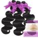 BEANATASHA Body Wave Bundles 16-20 Inch 10A Brazilian Virgin Human Hair Extensions - Natural Black, Double Weft, Anti-shedding, Full & Thick - 3 Bundle Deals - Buy Online on GoSupps.com