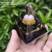 Buy Hohxfyp Orgon Pyramid Exquisite Resin Crystal Chakra Pyramid for Meditation Yoga & Home Decor - Buy Online on GoSupps.com