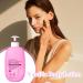 Body Cream Skin Lotion Moisturizing Care Formula Non Greasy Hydrating Solution with Smooth Texture Skincare Product for Women Adults Dry Skin Home Apartment School Use Pink verwijzen naar de beschrijving - Buy Online on GoSupps.com