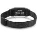 Customizable Emergency Medical Alert Bracelets for Men & Women - Durable Titanium Steel Free Engraving & Adjustable Design - Buy Online on GoSupps.com