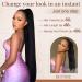 Flufymooz 91 cm Natural Black Ponytail Extension | Curly & Straight Synthetic Hair for Women - Horse-Tailed Look - Buy Online on GoSupps.com