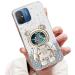 Tivenfezk Nadoli for Xiaomi Redmi 12c Treibsand B r Astronaut Hidden Stand Shell caricature glitter astronaut stand Soft silicone bling cell phone case transparent protective cover xiaomi redmi