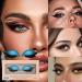 Pansements pour cils et fards paupi res paresseux - Maquillage des yeux adh sif r utilisable pour femmes - Autocollants imperm ables et r sistants la salet pour Halloween sortie de nuit cosplay bleu - Buy Online on GoSupps.com