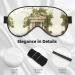 SSIMOO Antique Roman Olive Branch & Greek Sleep Mask | Adjustable Breathable Eye Mask for Comfortable Sleep - International Shipping Available - Buy Online on GoSupps.com