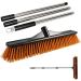 Hard Small Grout Brush Stiff Scrubber Brush | Portable Floor Scrub Brush Grout Brush Outdoor Sweeping Brush for Warehouses Garages Balconies Decks Swimming Pools 50cm - Buy Online on GoSupps.com