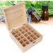 Potruwe Essential Oils Storage Box - 25 Compartment Pinwood Holder for Oil Bottles | International Shipping - Buy Online on GoSupps.com
