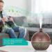 130ml Essential Oil Diffuser - Portable Aromatherapy Humidifier with Cool Mist & 7 LED Color Lights - Ideal for Home & Travel - Buy Online on GoSupps.com