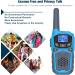 Long Range Rechargeable Walkie Talkies for Adults Kids | 2 Way Radios with NOAA Weather Alert | 22 Channels VOX | Easy to Use for Camping Hiking Travel | Blue, Green, Red, Orange - 4 Pack - Buy Online on GoSupps.com
