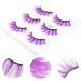 Luxshiny 3 Pairs Colored Eyelashes Artificial Eyelashes Long Thick Fake Eyelash Cosplay Lashes Thick Eye Lashes Multi- Color Eyelash Lashes with Color Cosmetic Three-dimensional Clothing 3d - Buy Online on GoSupps.com