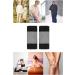 Winter Thermal Knee Braces Leg Warmers - Support for Skiing, Cycling, Running - Men Women - Blackgrey - Buy Online on GoSupps.com