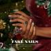 Vatocu Christmas False Nails - Short Red Press On Nails with Snowflakes, Elk, Snowman Designs (24pcs) for Women and Girls - Buy Online on GoSupps.com