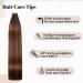 Hotlulana Real Hair Tape In Extensions 22 Inch Balayage Dark Brown & Chestnut - 100% Natural Skin Weft 50g (20 Pack) - Buy Online on GoSupps.com