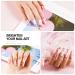 LanFo 6-Piece Pink Brown Glitter Nude Gel Nail Polish Set | UV LED Soak Off Manicure Kit for DIY Nail Art at Home - Buy Online on GoSupps.com