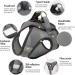 Ultra-Light Adjustable Cat Dishes & Padded Vest Jacket for Kittens - Escape Protection Soft Network - 1 Pack Gray - Buy Online on GoSupps.com
