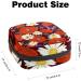 Poppies Daisies Bee and Butterflies Menstrual Cup Pouch - Portable Period Bag for Women and Girls - Buy Online on GoSupps.com
