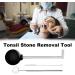 Tonsillenstein Remover Tool - Manual Tonsil Stone Cleaner for Fresh Breath | Cupping Glass & Mouth Mirror - Diligent Tonsil Hygiene - Buy Online on GoSupps.com