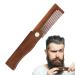 Bart Comb - Antistatic Beard Comb for Men | Portable Collapsible Wooden Pocket Comb - Buy Online on GoSupps.com