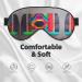 SSIMOO Colored Wooden Board Print Eye Mask - Ultra-Soft Light-Blocking for Optimal Comfort & Restful Sleep | International Shipping - Buy Online on GoSupps.com