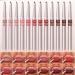 Lipliner package lip pencil set MakeLipliner Lip Contour 12 Pieces Sculpting Lip Pen Matte Smooth Lipliners Makeup for wife girlfriend mother - Buy Online on GoSupps.com
