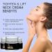OYUCDAGQ Neck Firming Cream Neck Lifting Cream Neck Firming and Lifting Cream Firms Crepey and Sagging Neck Skin Suitable for All Skin Types - Buy Online on GoSupps.com