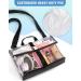 Vorspack Clear Crossbody Stadium Bag - Black PVC Messenger Bag for Concerts & Sports - Buy Online on GoSupps.com