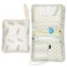 Nesritoy baby diaper bag with diaper pad - diaper bag for on the go with lots of space small diaper bag with elastic (22 * 18cm) beige