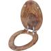 Sanilo ELONGATED  Silent Slow Close  Molded Wood Adjusting Toilet Seat  Rustic - Buy Online on GoSupps.com