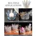 2 PCS Glass Dappen Dish for Acrylic Nails - 2 in 1 Crystal Bowl for Acrylic Liquid & Powder - Monomer Dish for Crown Nails - Transparent Color - Buy Online on GoSupps.com