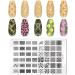 RUNRAYAY 2Pcs French Nail Stamp Plates Nails Art Stamping Plates Leaves Flowers Animal Nail Template Image Plate for Women Fashion Art Decoration - Buy Online on GoSupps.com