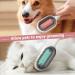 4-in-1 Pet Hair Cleaning Brush - Self-Cleaning Cat Comb with Water Tank & Wipes - Short Pink - Buy Online on GoSupps.com