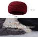 Winter Knitted Headband - Women's Chunky Crochet Ear Warmer Hair Band in Red UK - Buy Online on GoSupps.com
