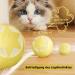 Peticularz Interactive Cat Toy - Self-Employed Electric Powerball 2.0 with Wloom Intelligence - Magic Yellow Star Ball for Cats - Buy Online on GoSupps.com