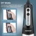 INSMART Cordless Water Flosser 4 Modes & 6 Jet Tips - Gentle on Gums - Removes Plaque - Portable Oral Irrigator - Black - Buy Online on GoSupps.com