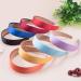SIQUK 18 Pieces Satin Headbands for Women and Girls - Non-slip DIY Hair Accessories in 18 Colors - Buy Online on GoSupps.com