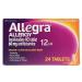 Allegra 12 Hour Allergy Relief 60mg Tablets 24Ct - Pack of 3