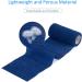 Buy Legal Self-Adhesive Bandage 10cm x 4.5m - 6 Rolls Cohesive Wrap for Pets & Sports - Blue | Ideal for First Aid Veterinary Wrist & Feet Support - Buy Online on GoSupps.com