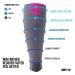 Thirty48 Graduated Calf Compression Sleeves 15-20 & 20-30 mmHg | Fast Recovery & Muscle Oxygenation | Medium Size Fluorescent Pink 1 Pair - Buy Online on GoSupps.com