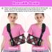 Buy Kids Arm Sling - Soft Plaid Shoulder Immobilizer for Children - Breathable Fabric & Adjustable Buckle - Red (Large) | International Shipping Available - Buy Online on GoSupps.com