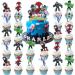 25Pcs Spidey Party Cake Decorations Spider Friends Birthday Cupcake Toppers for Spidey Party Supplies