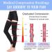 Thigh High Medical Compression Stockings for Women & Men - 20-30 mmHg Firm Support for Varicose Veins & Swelling - Footless Black X-Large - Buy Online on GoSupps.com