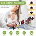 YOGINGO Black and White High Contrast Sensory Toys for Babies | Engaging Baby Mirror | International Shipping - Buy Online on GoSupps.com