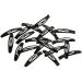 HAARallerliebst Small Black Hair Clips (20 Pack 4.3cm) with Stylish White Storage Box - Perfect for All Hair Types - Buy Online on GoSupps.com