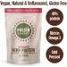 Pulsin Natural Unflavoured Vegan Hemp Protein Powder 1kg - High Protein, Low Carb, Gluten Free, Dairy Free, Rich in Omega 3 - 35 Kcal Per Serving - Buy Online on GoSupps.com