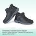 Orthofeet Siena 7 Black Orthopedic Boots for Women - Plantar Fasciitis Relief & Arch Support - Buy Online on GoSupps.com