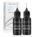 MelodySusie Nail Rhinestone Glue Gel Nail Glue for Rhinestones for 3D Design Strong Adhesive Nail Gem Glue (2 * 0.42 Fl Oz Rhinestone Glue) 2*12ML Rhinestone Gel Glue Transparent