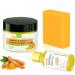 MR.A Turmeric Soap Bar Turmeric Cleansing Pads and Turmeric Oil Turmeric Face Exfoliating Pads with Vitamin C B5 Organic Tumeric Soap for Face and Body Turmeric face oil for dry skin