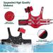 Buy Kuoser Dog Life Jacket - Durable Buoyancy Vest for Large & Medium Dogs | High Safety Red Floating Jacket - Buy Online on GoSupps.com